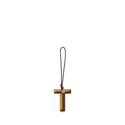 Mulberry Bi-colour Leather Keyring