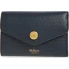 Mulberry Bifold Leather Card Case In Night Sky