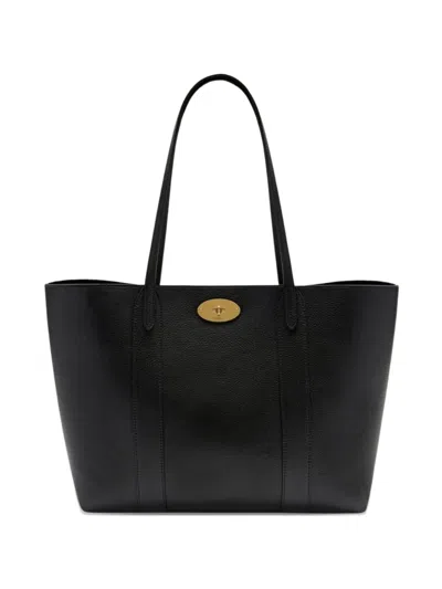 Mulberry 스몰 베이스워터 턴락 토트 백 In Black