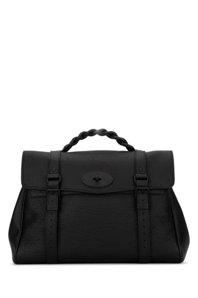 Mulberry Black Alexa Satchel Bag