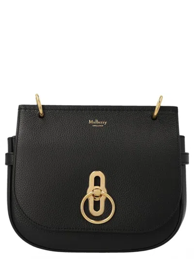 Mulberry Black Amberley Small Crossbody Bag In Multi