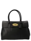 Mulberry 'bayswater' Black Handbag With Twist-lock Fastening In Black