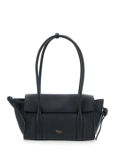Mulberry Black Baywater Mini Shoulder Bag In Green