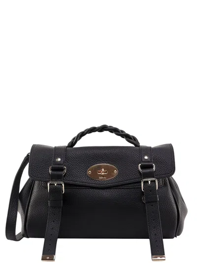 Mulberry Black Leather Alexa Handle Bag