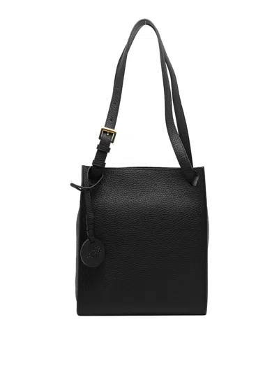 Mulberry Black Mini Soft Tote Bag In Brown