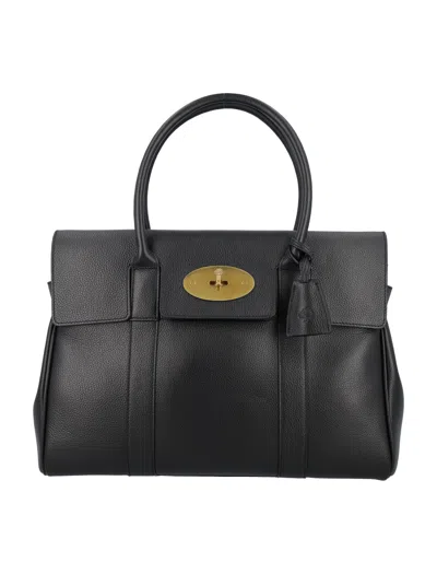 Mulberry Black Small Leather Bayswater Handbag For Women
