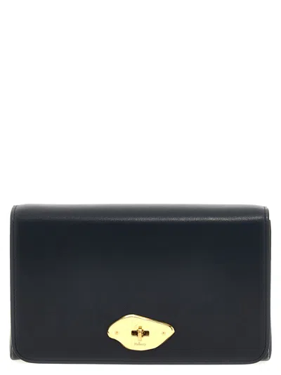 Mulberry Blue Lana Crossbody Bag In Dark Blue