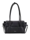 Mulberry Leather Shoulder Bag With Logo