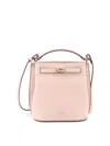 Mulberry Leather Bucket Bag With Logo