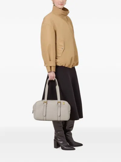 Mulberry Boston Shoulder Bag In Gray