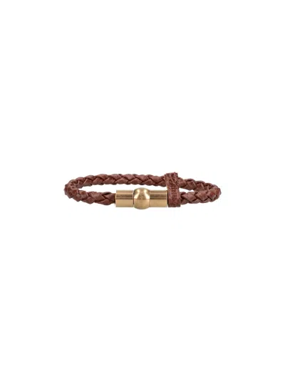 Mulberry Bovine Leather Accessories Charm With Stainless Steel Metal Hardware In Brown