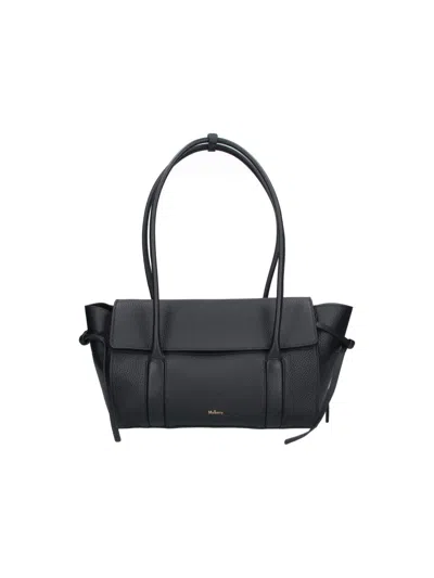 Mulberry Bovine Leather Bag In Black
