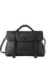 Mulberry Braided-handle Tote Bag In Black