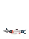 Mulberry British Summer Fish-shape Keyring In Multi