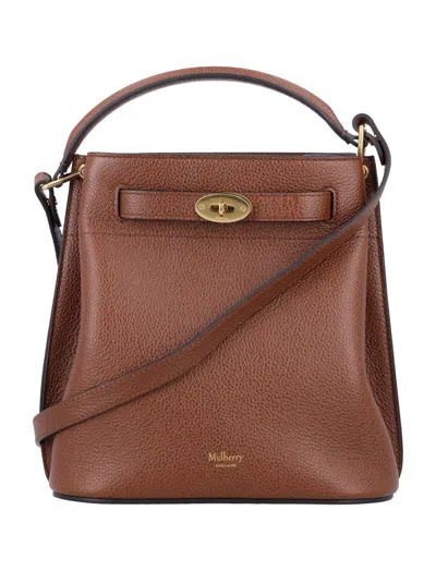 MULBERRY WOMEN BROWN ISLINGTON SMALL BUCKET BAG, ONESIZE LUXURY BUCKET BAGS FOR WOMEN DARVEYS