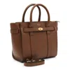 MULBERRY MULBERRY BROWN LEATHER BAYSWATER HANDLE BAG