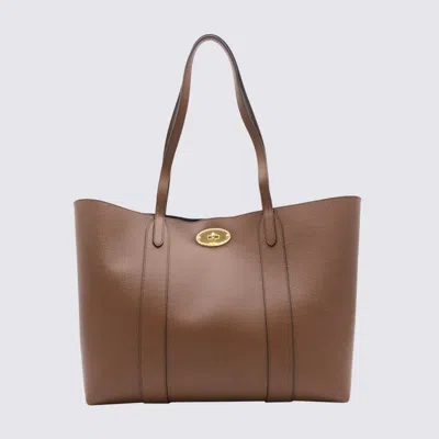 MULBERRY BROWN LEATHER TOTE BAG