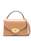 Mulberry Brown Small Lana Satchel In Brown