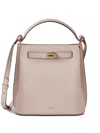 Mulberry Islington Bucket Blossom Pink Small Classic Grain In Neutral