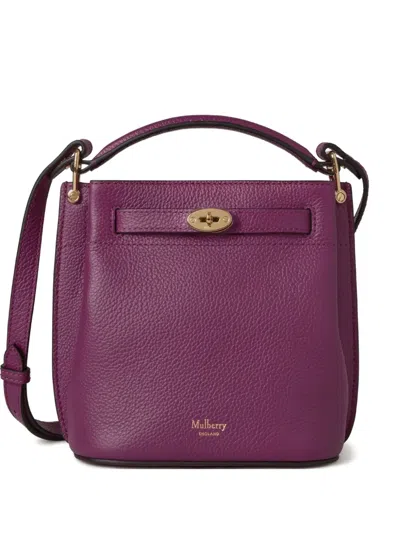Mulberry Bucket Clasp Mini Bag In Purple