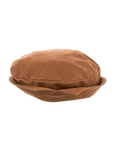 Pre-owned Mulberry Bucket Hat W/tags In Brown