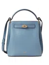 Mulberry Bucket Twist-lock Satchel In Blue