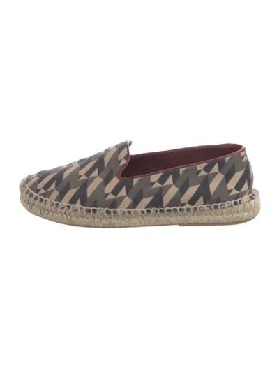 Pre-owned Mulberry Canvas Printed Espadrille Sneakers In Multi