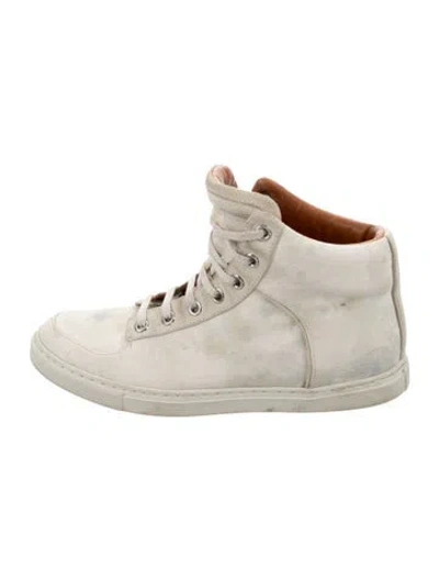 Pre-owned Mulberry Canvas Sneakers In Neutral