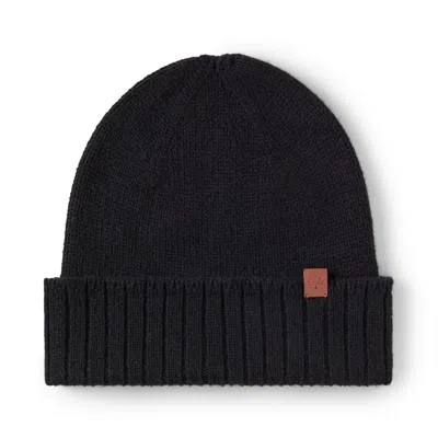 Mulberry Cashmere Beanie Black