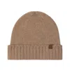 Mulberry Cashmere Beanie Camel In Brown