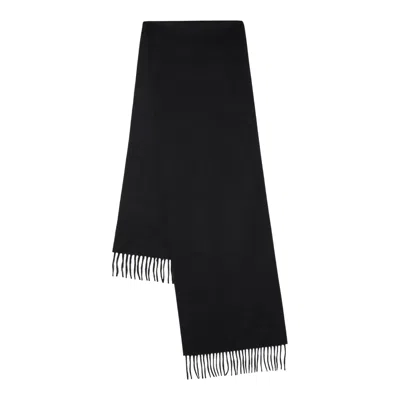 Mulberry Cashmere Scarf Black Cashmere