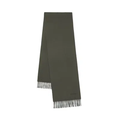 Mulberry Cashmere Scarf In Juniper Green Cashmere