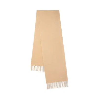 Mulberry Fringed Cashmere Scarf In Green