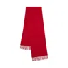 Mulberry Cashmere Scarf In Scarlet Red