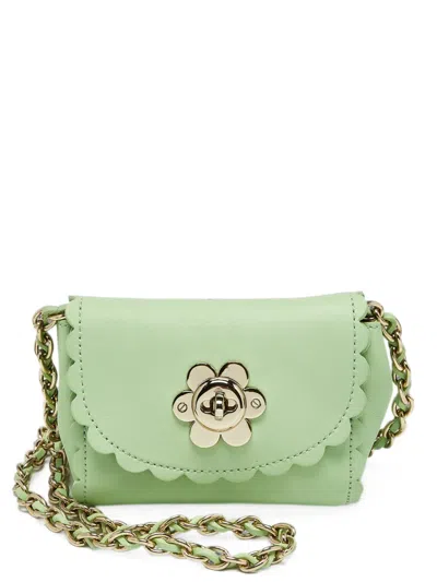 Pre-owned Mulberry Cecily Flower Crossbody Bag In Green
