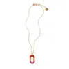 Mulberry Chain Link Necklace In Gold