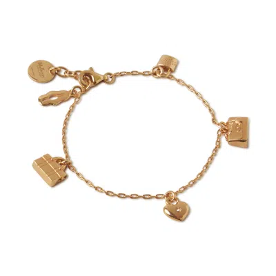 Mulberry Charm Bracelet In Gold