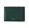 Mulberry Rectangular Leather Cardholder In  Green
