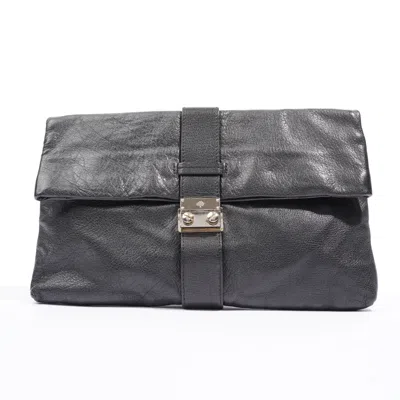 Mulberry Classic Flap Leather In Black