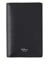 Mulberry Classic Leather Passport Cover In Black
