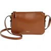 Mulberry Clovelly Leather Crossbody Bag In Bright Oak
