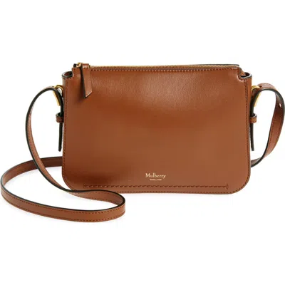 Mulberry Clovelly Leather Crossbody Bag In Bright Oak