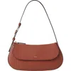 Mulberry Clovelly Leather Shoulder Bag In Bright Oak