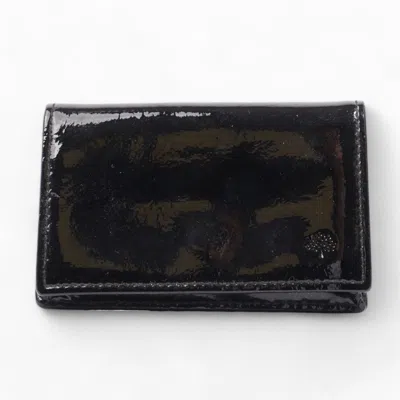 Mulberry Coin Wallet Patent Leather In Black