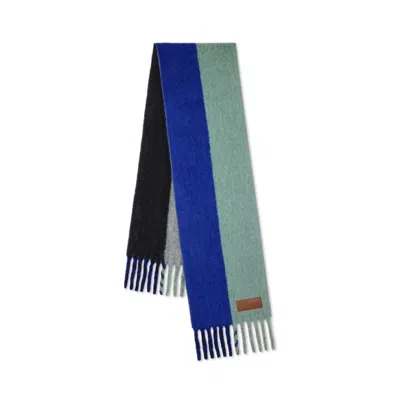 Mulberry Colour Block Textured Scarf