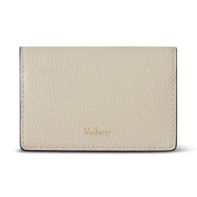 Mulberry Continental Card Case In Gray
