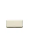 Mulberry Continental Classic Grain Wallet In White