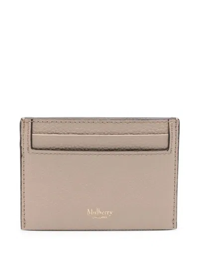 Mulberry Continental Credit Card Slip In Neutral