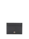 MULBERRY CONTINENTAL GREY LEATHER CARD HOLDER WITH LOGO