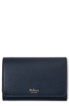 Mulberry Continental Leather Trifold Wallet In Night Sky